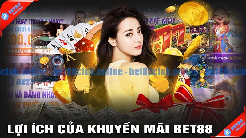 Lợi ích của khuyến mãi bet88